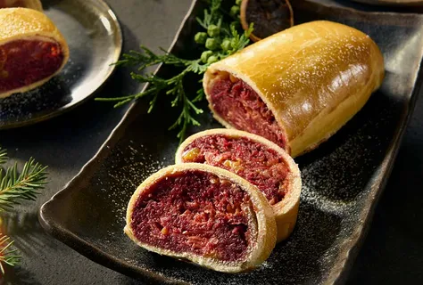 Зимний штрудель со свеклой и яблоками