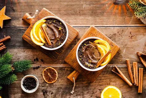 Шоколадный мусс с эспрессо и апельсином