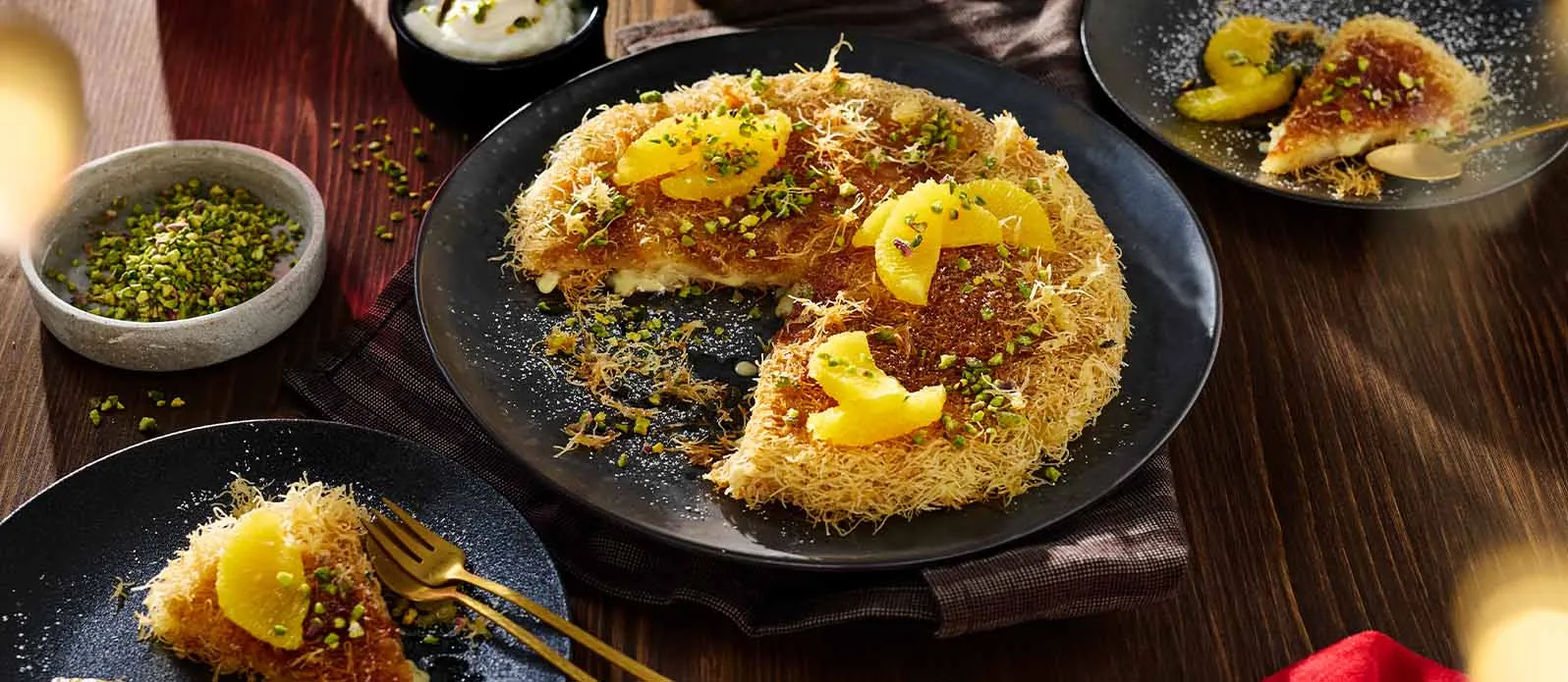 Кюнефе — сладкий турецкий десерт из сыра