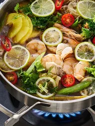 Вьетнамский кан чуа — хот-пот с рыбой