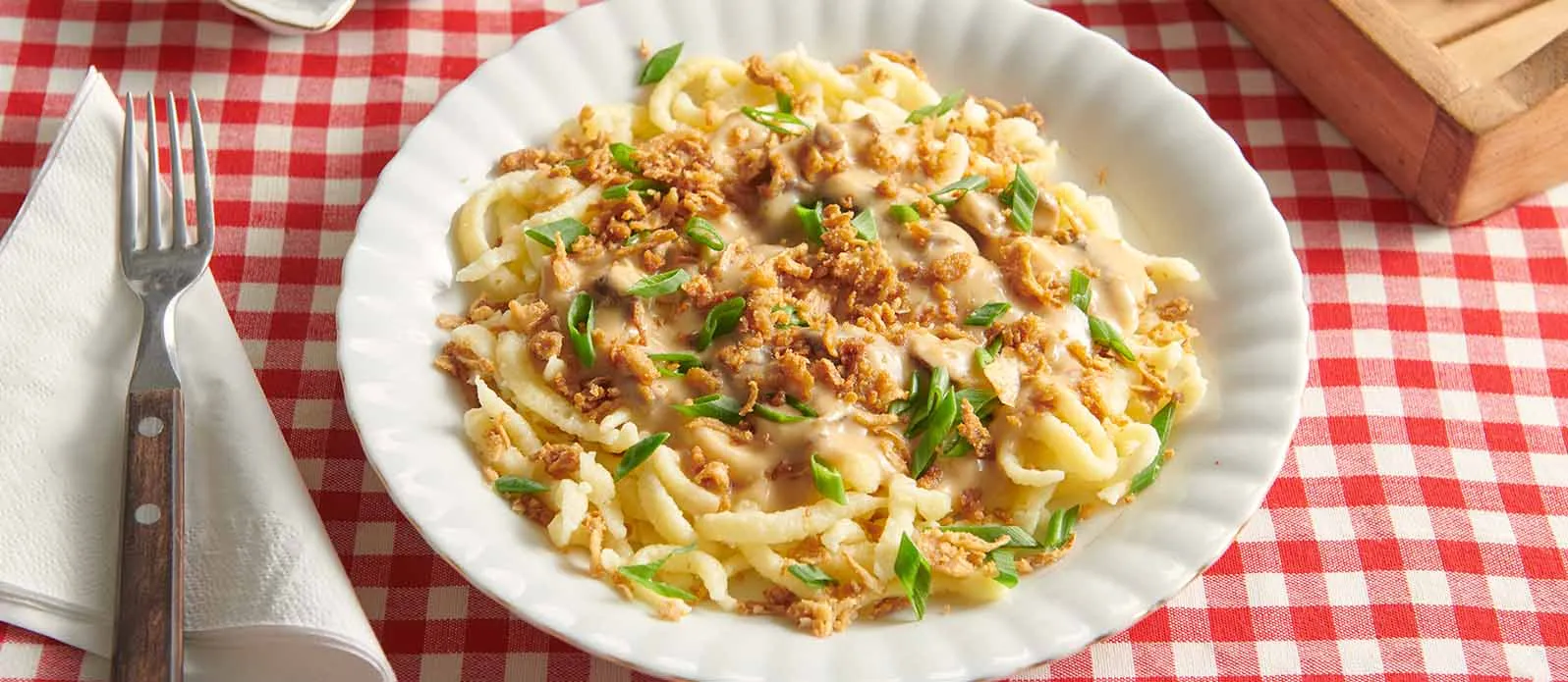 Острые сырные шпецле