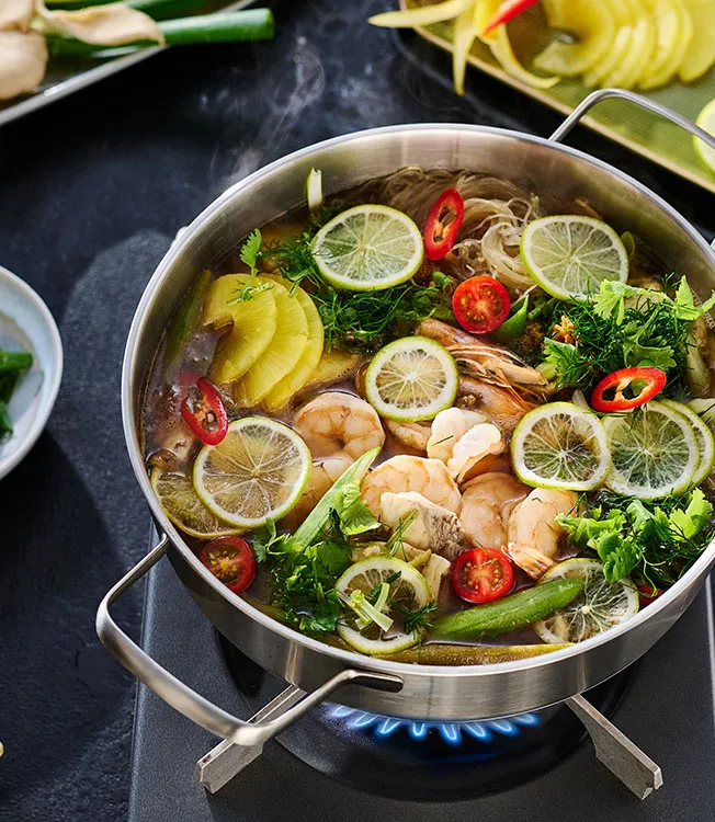 Вьетнамский кан чуа — хот-пот с рыбой