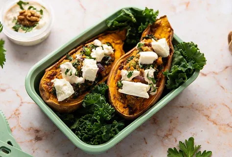 Фаршированный батат с киноа